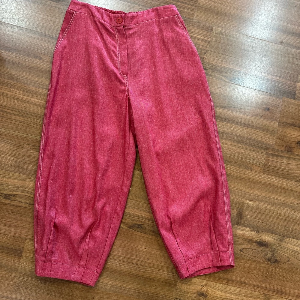 Ozai N Ku cherry trousers